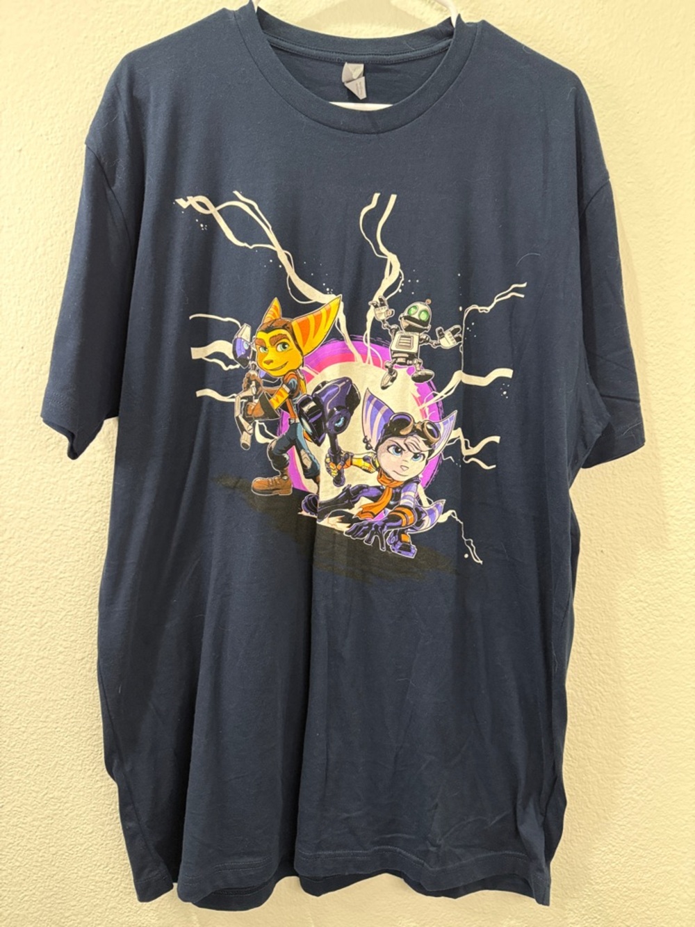 XL Ratchet & Clank Graphic Tee - Navy Blue